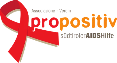 Logo Pro Positiv, Südtiroler Aids-Hilfe